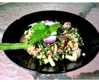 Laab (minced meat salad)